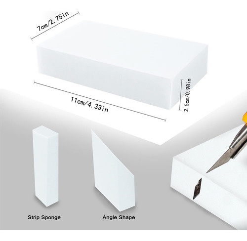 Bloque De Limpieza En V Sponge, Toallita Descontaminante Kit