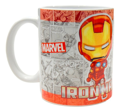 Taza De Ceramica, Iron Man, No Toques Mi Taza, Nueva, 11oz