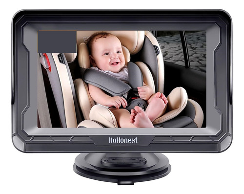 Espejo De Asiento De Auto Seguridad Infantil Cámara Hd 1080p