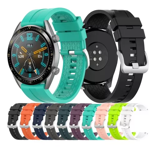 Correa de reloj de silicona para Huawei Watch GT2 46mm/GT 2e correa de  reloj (verde)