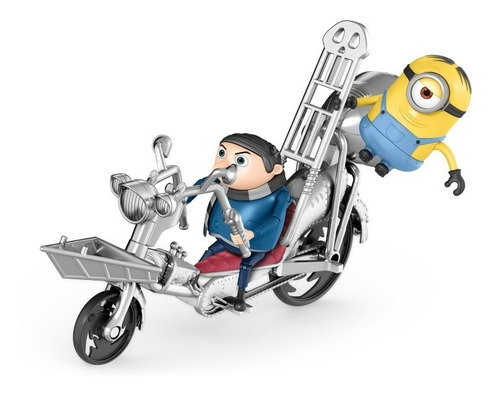 Figura Minions  Set De Aventuras Gru Con Motocicleta