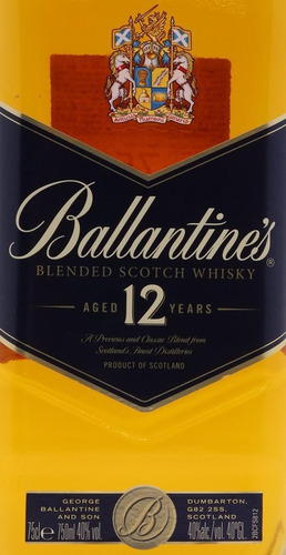 Whisky Ballantines 12 Years 750ml