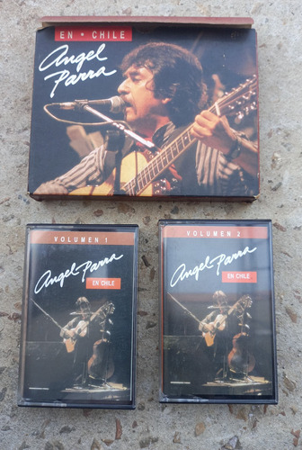 2 Cassettes - Angel Parra En Chile Vol.1 Y 2 - Mayo 1989