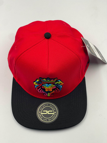 Gorra Jc Hats Rey Colores Red | Diseño Exclusivo Ajustable Rojo Ajustable