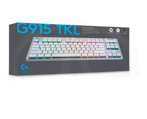 Teclado Gamer Logitech G915 Wireless Rgb Lightsync White