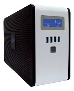 Regulador de voltaje UPS Chicago Digital Power RU-Series RU-Smart1010 1000VA entrada y salida de 120V CA negro y blanco