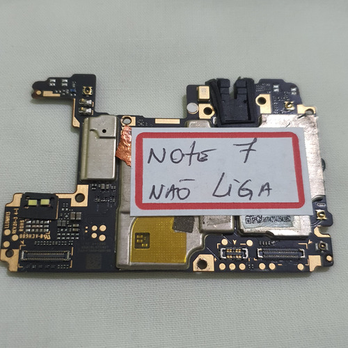 Placa Mãe Sucata Xiaomi Note 7 Para Retirada De Peças (Usado)