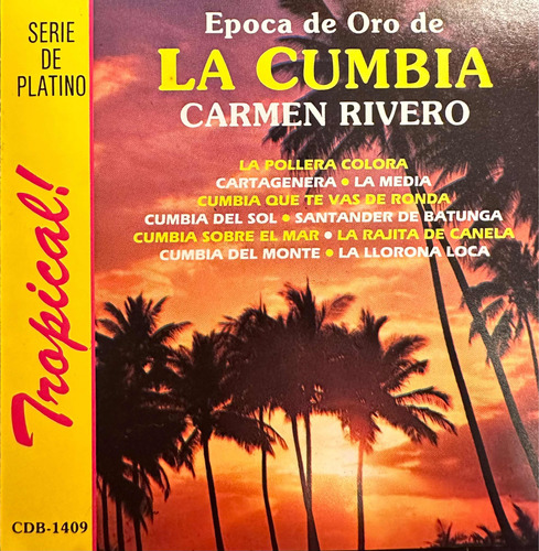 Cd Carmen Rivero - Época De Oro De La Cumbia