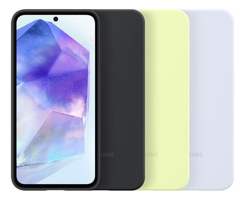 Funda Para Galaxy A55 Silicone Cover Color: Lime