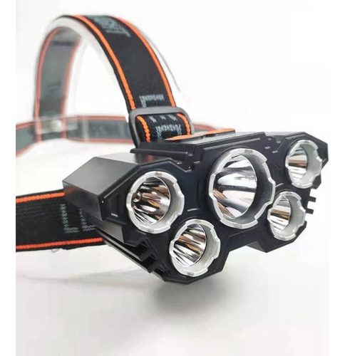 Linterna Minero De Cabeza Recargable Head Lamp 5 Led Lintern