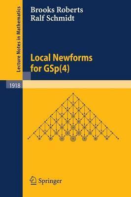 Libro Local Newforms For Gsp(4) - Brooks Roberts