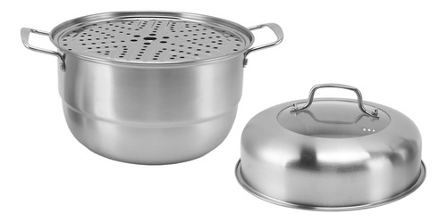 Olla De Vapor Con Asas De Acero Inoxidable En Ambos Lados
