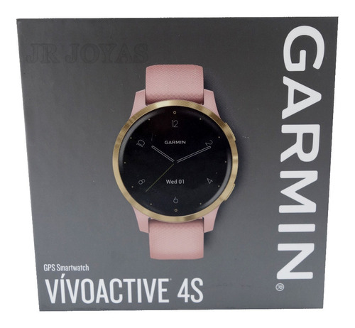 Imagen 1 de 3 de Reloj Garmin Vivoactive 4s Rosa Gps 
