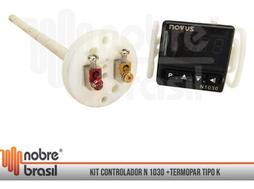 Controlador Novus N1030 Pid Bivolt C/ Sensor K Até 1200°c