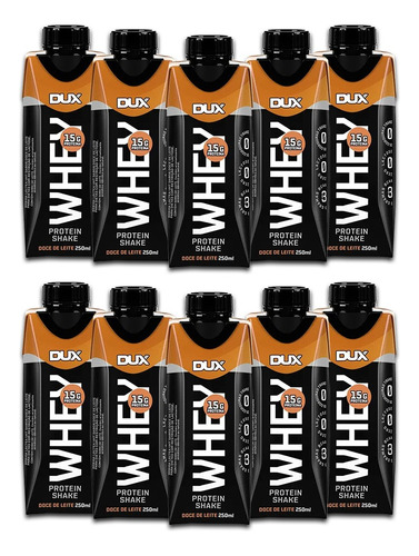 Dux Combo - 10 Und Shake Protein Dux / Caixinha Com 250ml
