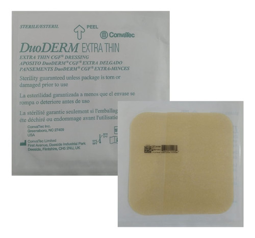 Apósito  Duoderm Cgf Extra Thin 15 X 15 Cm Pack 3 Un.