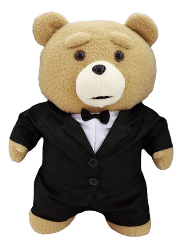 Peluche Oso Ted 2 Con Traje Elegante Regalo Detalle 48cm