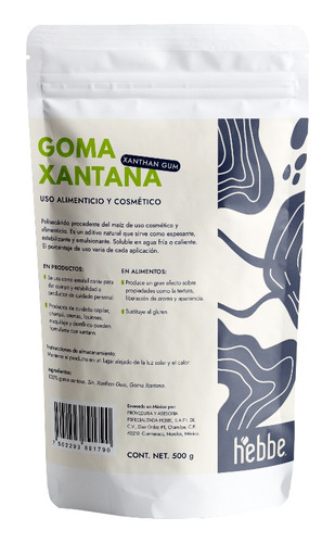 Gelificante Cosmetico Goma Xantana Xanthan Transparente 500g