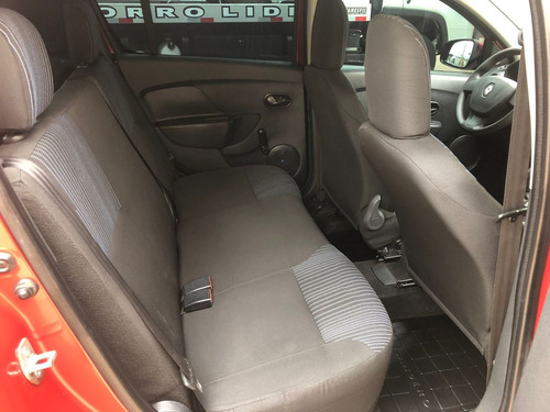 Imagem 9 de 9 de Renault Sandero Authentique 1.0 Vermelho 2018