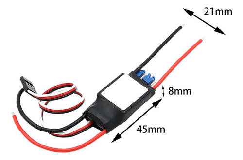 Controlador De Velocidad Para Avión Rc - Kit De Mejora 20a