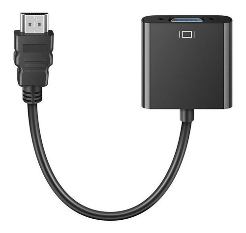 Imagen 5 de 7 de Adaptador Conversor Convertidor Hdmi Macho A Vga Hembra