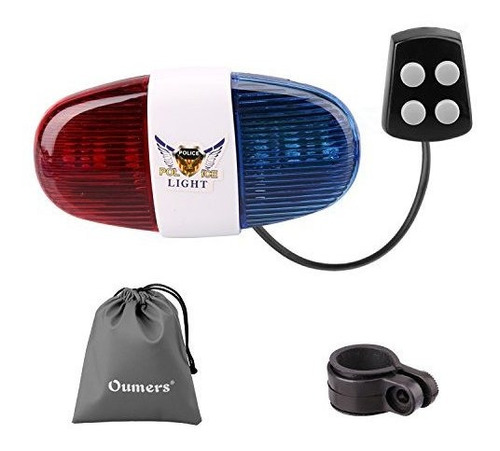 Oumers Bicycle Police Sound Light Bike Luz Led Sirena De Cue