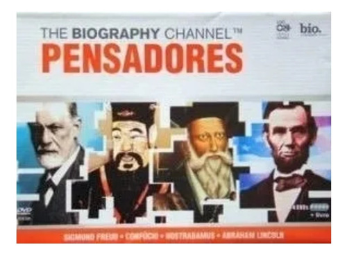 Dvd's Pensadores: Freud, Confúcio, Nostradamus E Lincoln