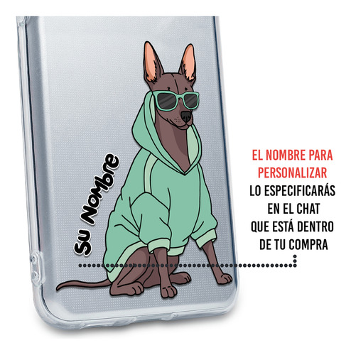 Funda Para Realme Para Mujer Perrito Cool Xolo Su Nombre