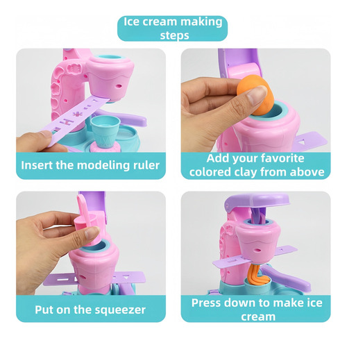 Maqueta De Máquina De Helados De Bricolaje Para Niños