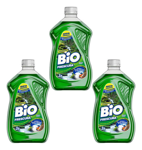 Detergente Bio Frescura 3l X 2 Unidades