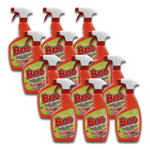 12pk - Brio Quita Grasa Citricos 700ml