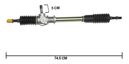 Cremallera Direccion Fiat 128/etc. 14mm L 735mm