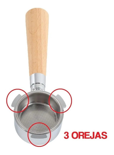 Imagen 5 de 6 de Portafiltro Bottomless Naked 51mm Barista Delonghi 680 Ec685