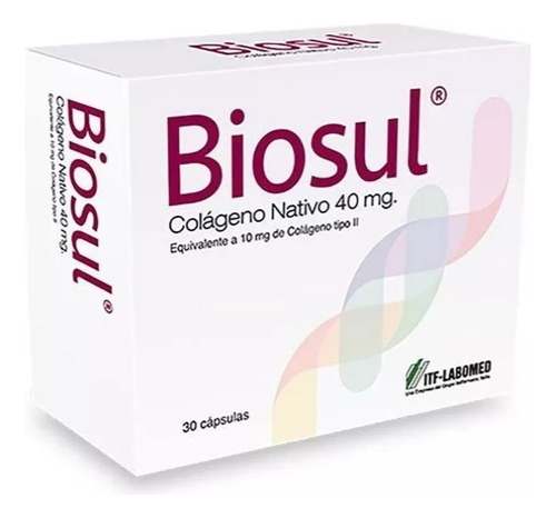 Biosul Colágeno Nativo Tipo Ii 40 Mg 30 Cápsulas