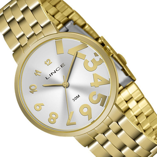 Relógio Lince Funny Dourado Feminino Lrgh100l S2kx