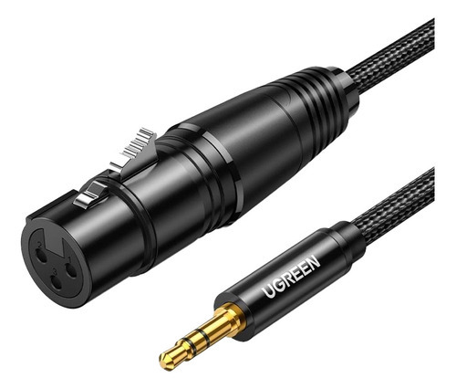 Cable Xlr Cannon Plug 3.5mm Profesional Microfono  1m Ugreen