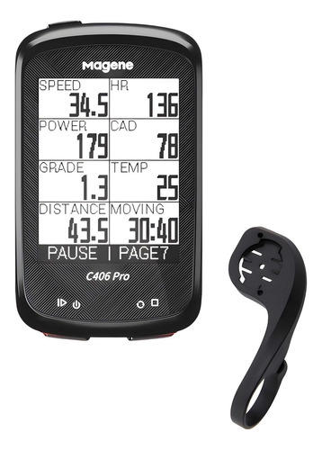 Gps C406pro Magene Ant+ Bluetooh Acessorios Bike Strava pode usar sensor de cadencia cinta cardiaca