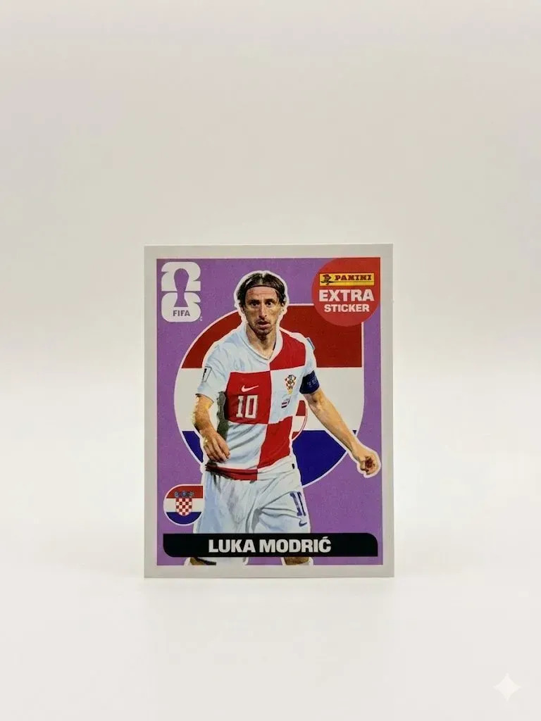 Figurinha Legend Luka Modric Roxa Copa Do Mundo 2026 Panini Luka Modric Legend Roxa