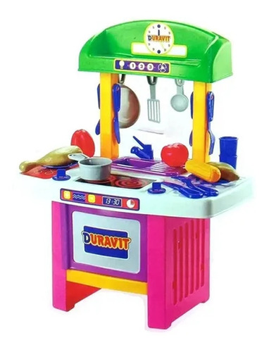 Cocinita Duravit Juegos C/ 33 Accesorios Juguetes Niñas Chef