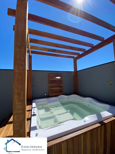 Imagem 17 de 23 de Casa Oportunidade No Portal Dos Ipes Em Cajamar Com Spa Completo Para 07 Pessoas Com Deck + Pergolado Em Madeira - Ca00348 - 70063882