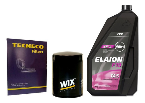 Kit Aceite + Filtro De Aceite Y Aire Para Twingo