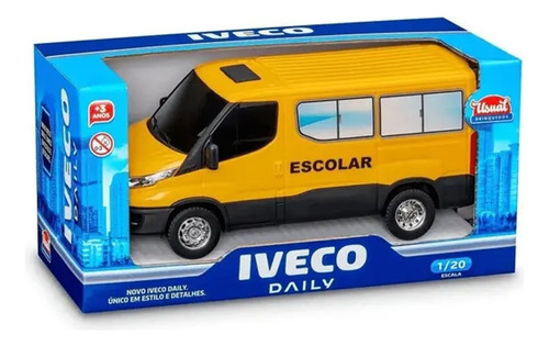 Camioneta Escolar Iveco Daily Vehiculo Juguete 