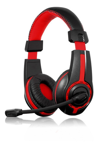 Audífono Gamer Cybertel Savage - Cyb H500 Negro Rojo