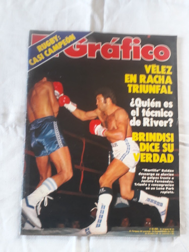 Revista El Grafico Nº 3284 Año 1982 - Martillo Roldan Velez