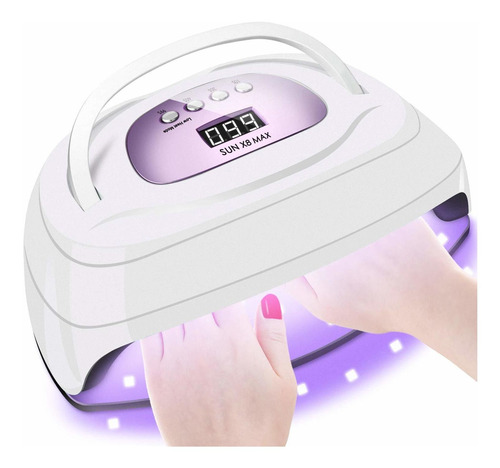 Lámpara De Uñas Led Uv De 150 W Para Esmalte De Gel, ...