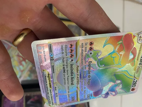 Carta Pokémon Charizard V Astro Astros Cintilantes Original