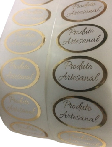 Etiquetas Adesivas Produto Artesanal 1.000 Unidades