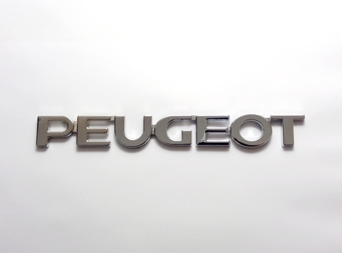 Emblema Peugeot Letras Insignia Trasero Logotipo Cromadas  