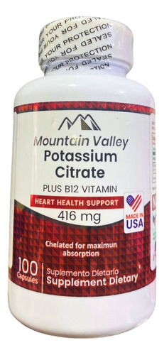 Potassium Citrate Plus B12 -citrate - Unidad a $600