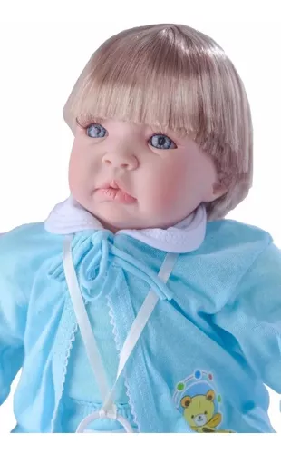 Boneca com Mecanismo Bebezinho Real Gemeos Menina - Zambra
